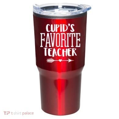 Cupid's Favorite Teacher Tumbler