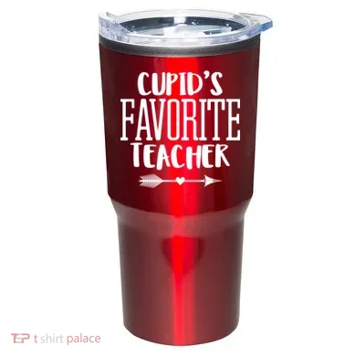 Cupid's Favorite Teacher Tumbler