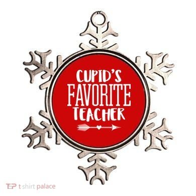 Cupid's Favorite Teacher Ornament