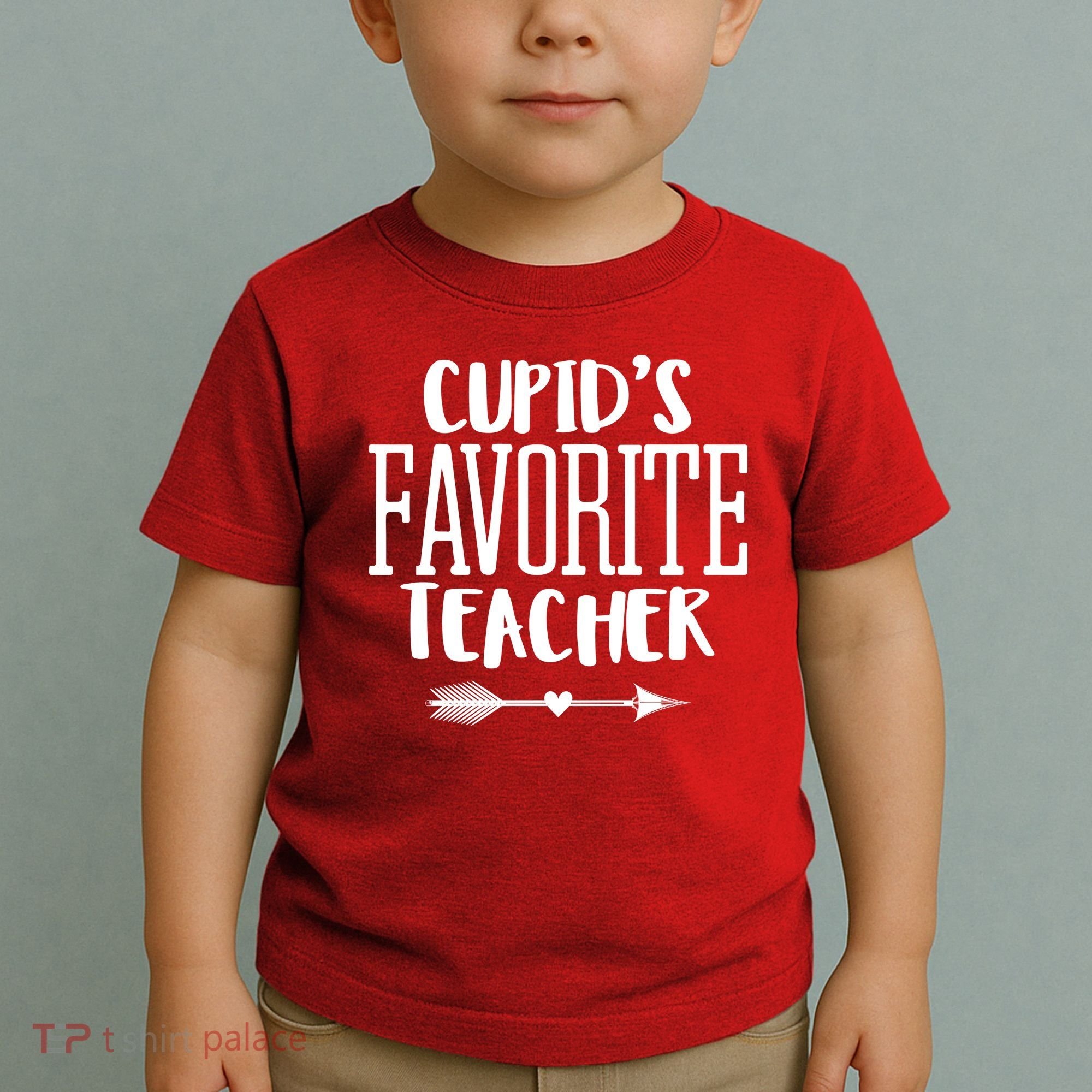 Cupid's Favorite Teacher Toddler T-Shirt