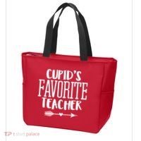 Cupid's Favorite Teacher Tote Bag thumb 3