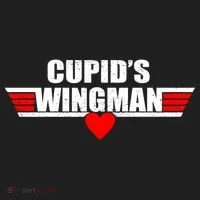 Cupid's Wingman Valentine's Day Women's Sweatshirt thumb 2