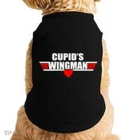 Cupid's Wingman Valentine's Day Doggie Tank thumb 0