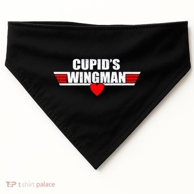 Cupid's Wingman Valentine's Day USA-Made Doggie Bandana