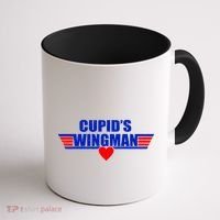 Cupid's Wingman Valentine's Day Coffee Mug thumb 1