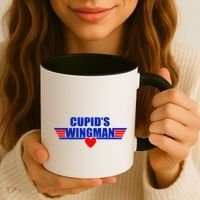 Cupid's Wingman Valentine's Day Coffee Mug thumb 3