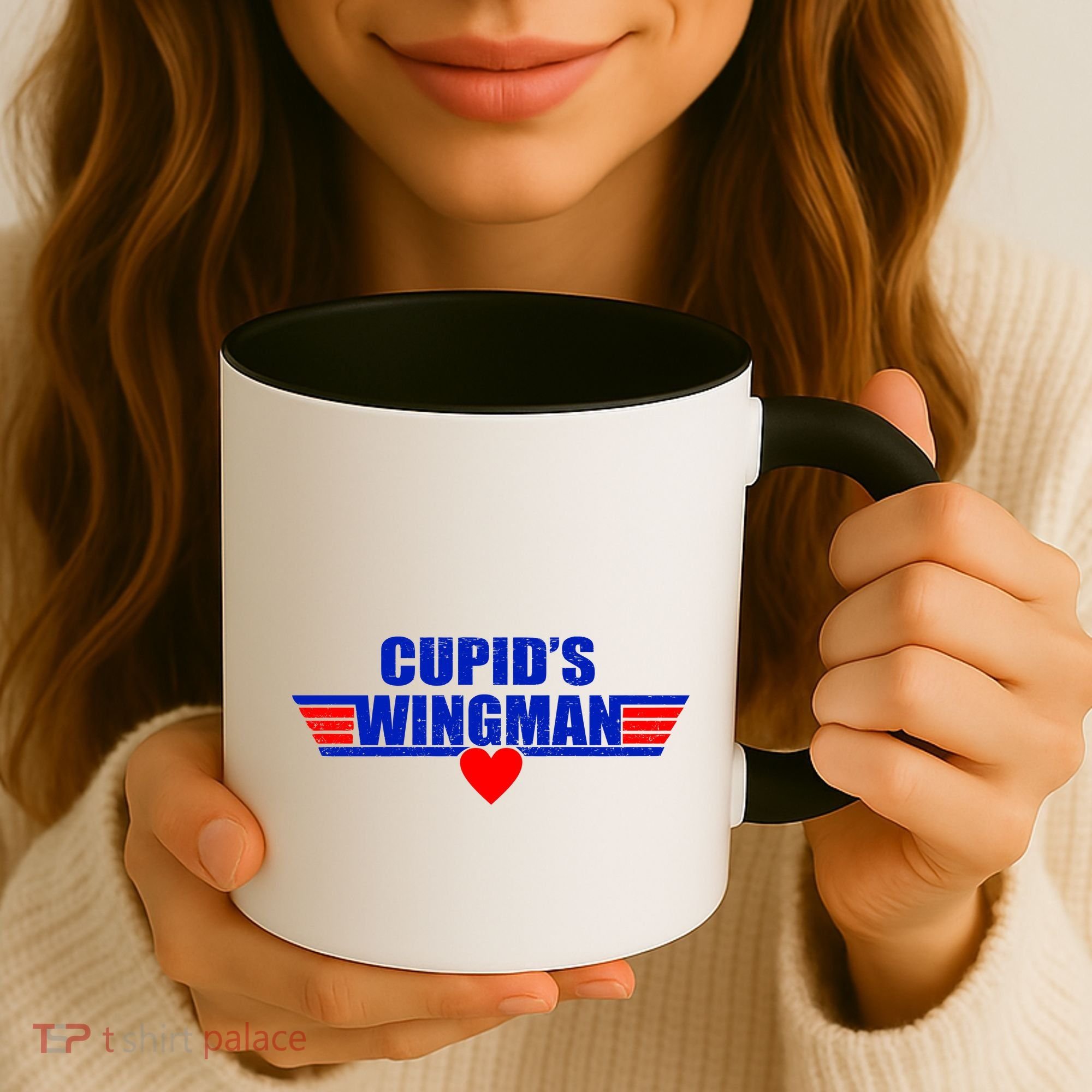 Cupid's Wingman Valentine's Day Coffee Mug