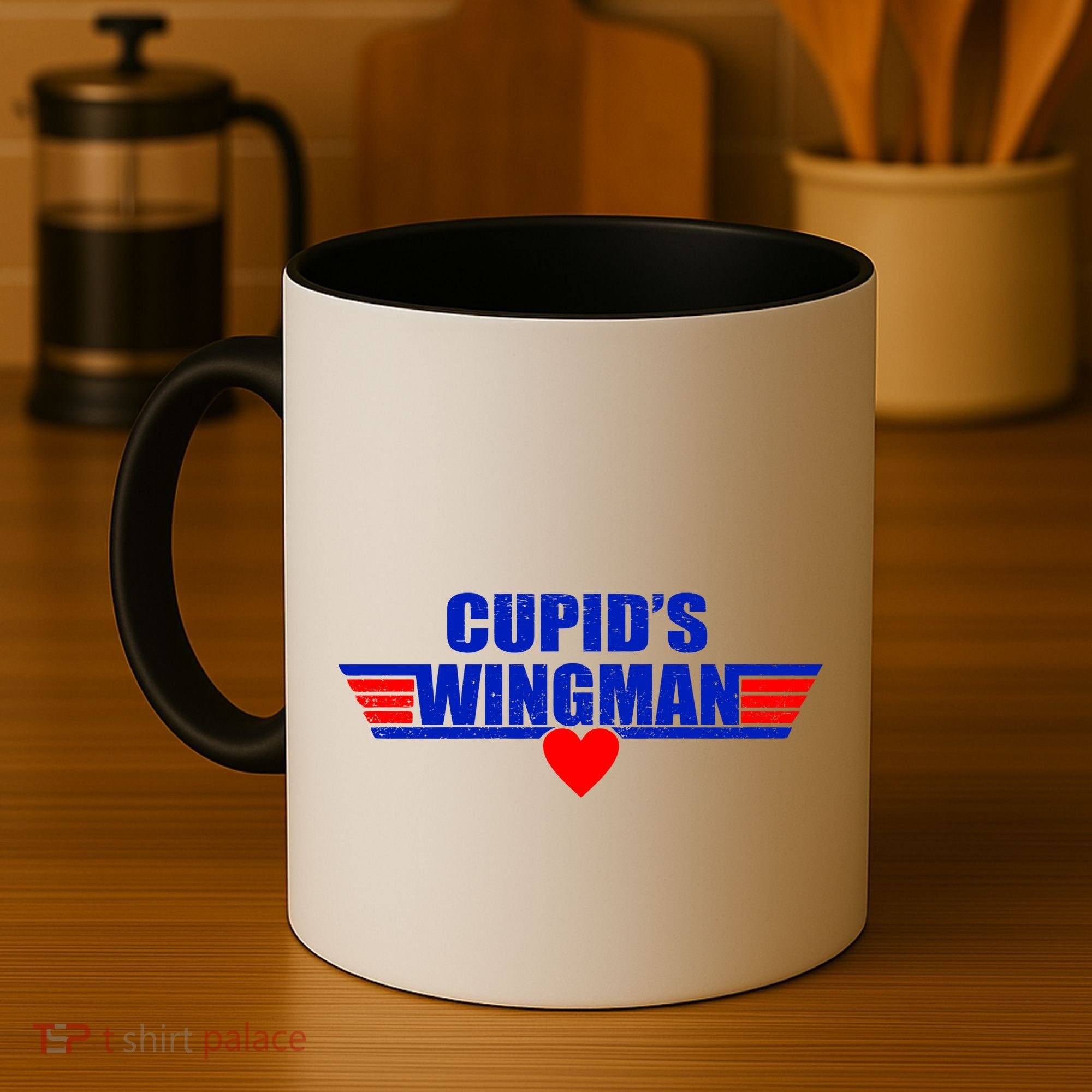 Cupid's Wingman Valentine's Day Coffee Mug