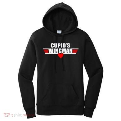 Cupid's Wingman Valentine's Day Women's Hoodie