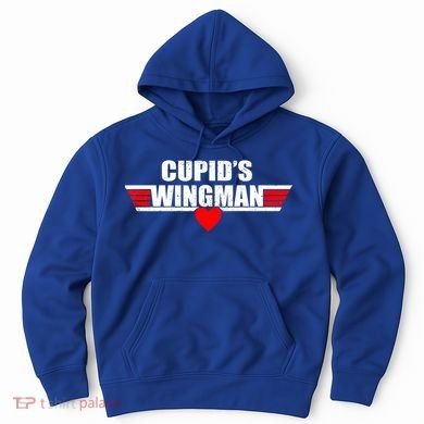 Cupid's Wingman Valentine's Day Hoodie