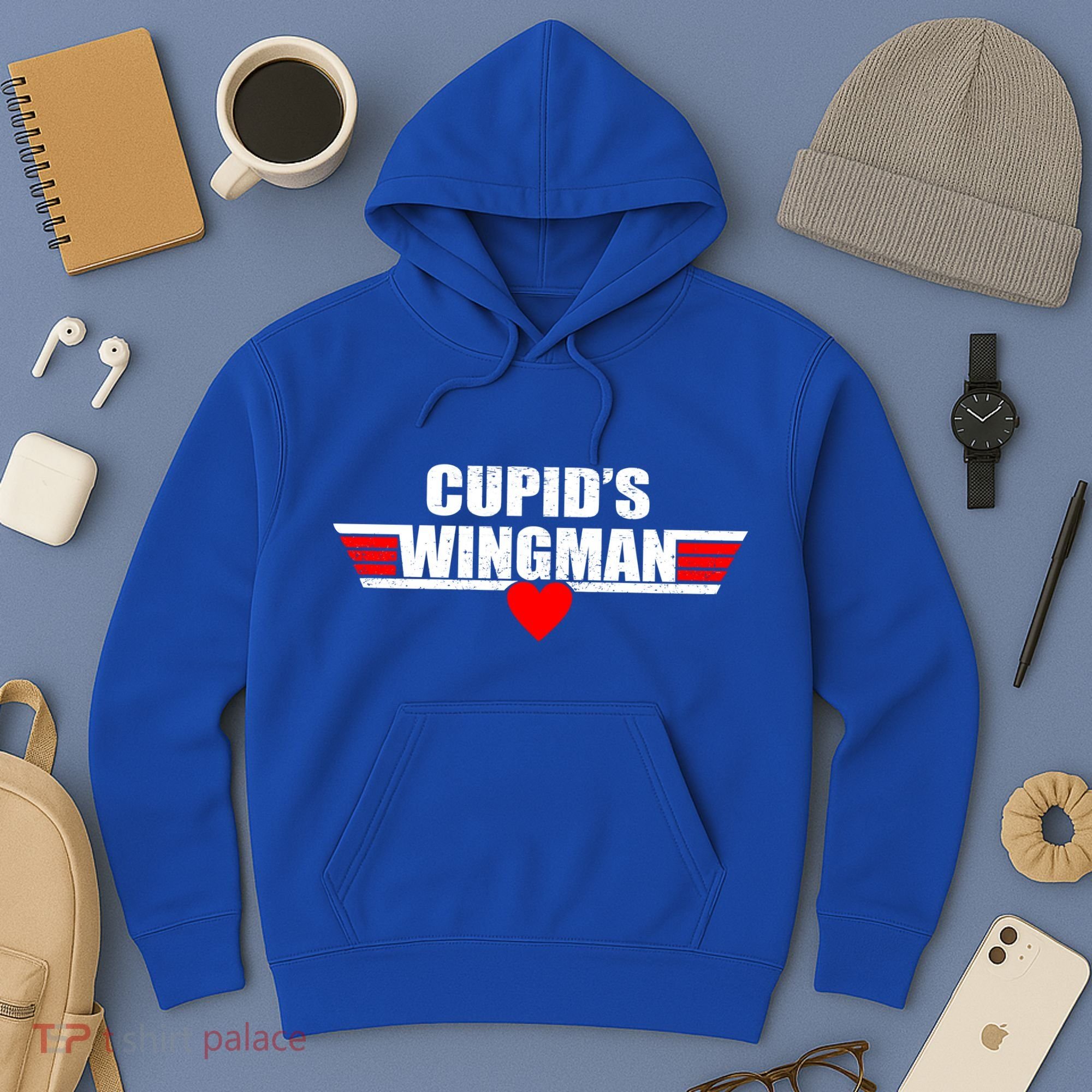 Cupid's Wingman Valentine's Day Hoodie