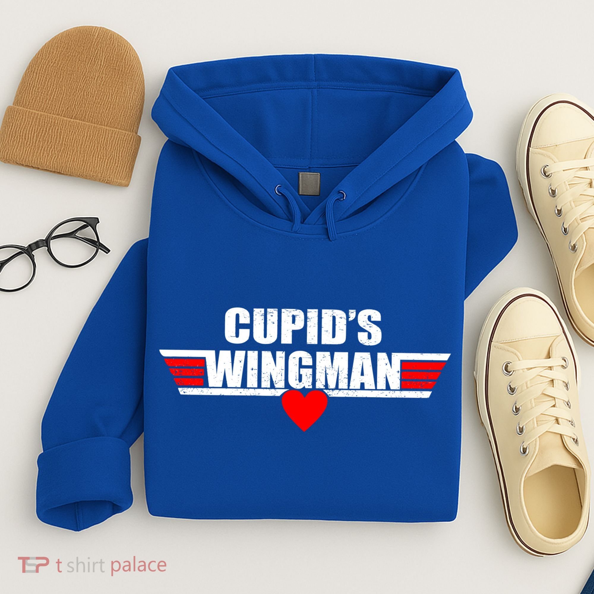 Cupid's Wingman Valentine's Day Hoodie
