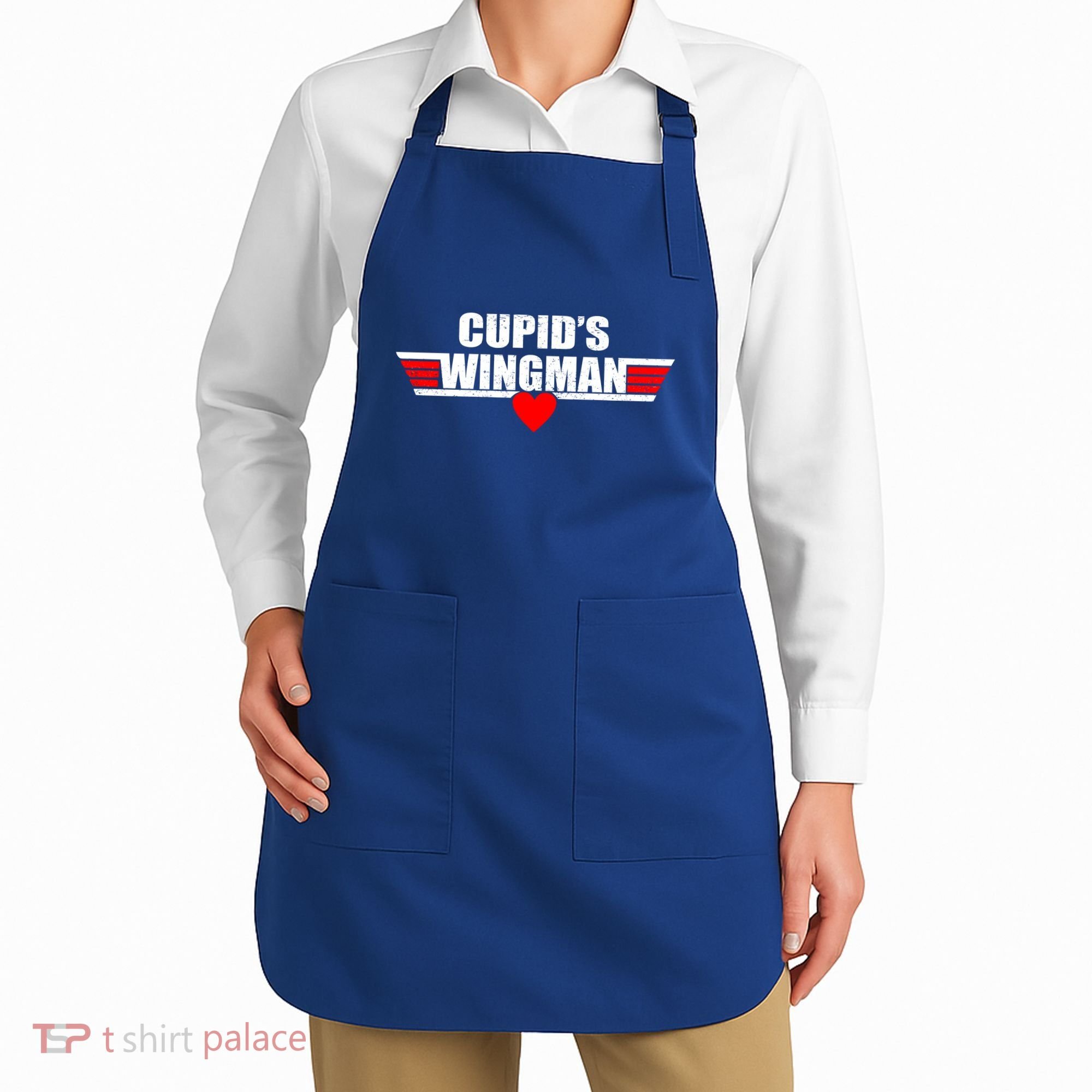 Cupid's Wingman Valentine's Day Apron
