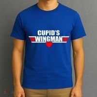 Cupid's Wingman Valentine's Day T-Shirt thumb 3