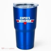 Cupid's Wingman Valentine's Day Tumbler thumb 0