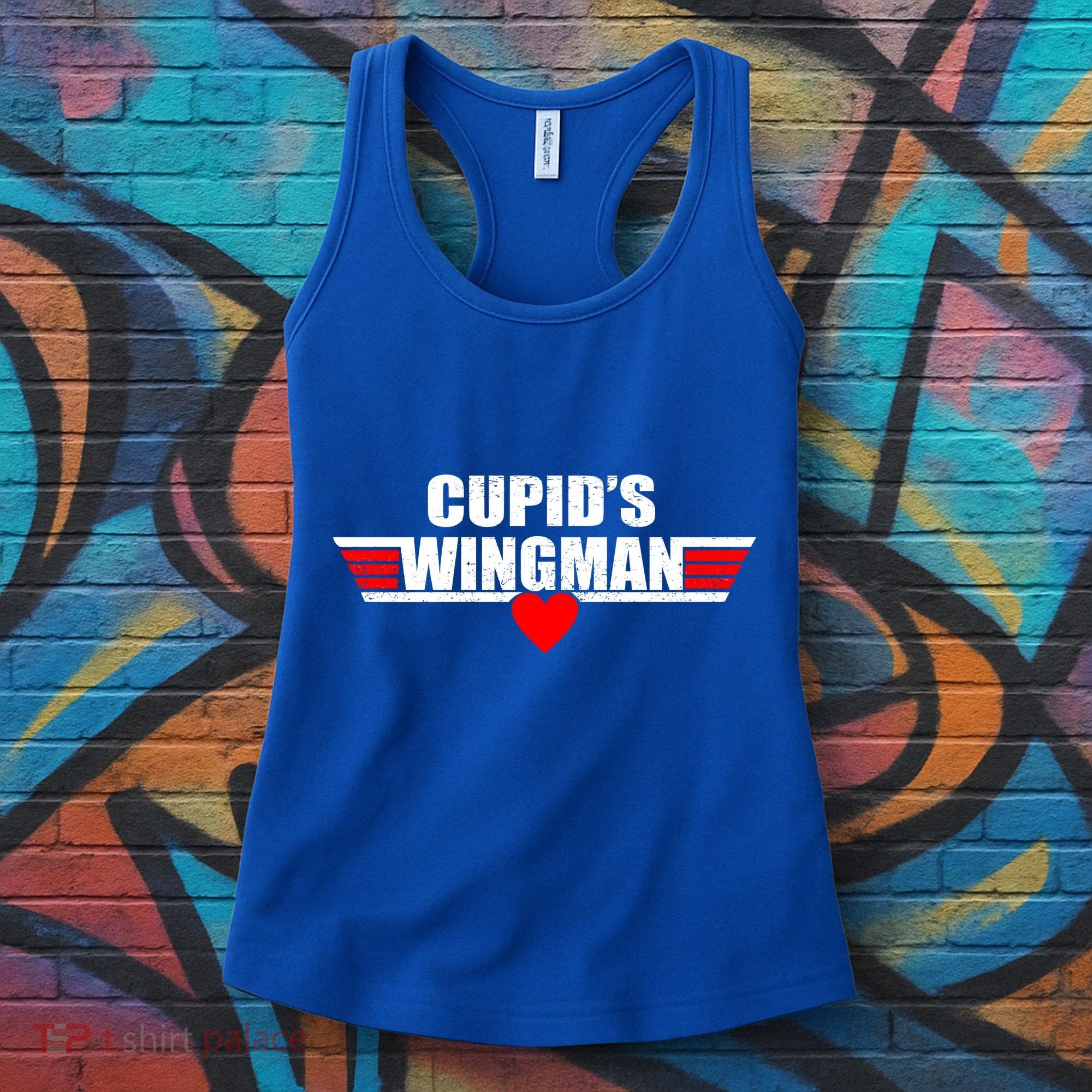 Cupid's Wingman Valentine's Day Women's Tank Top