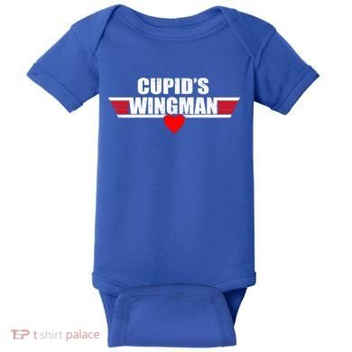 Cupid's Wingman Valentine's Day Baby Bodysuit