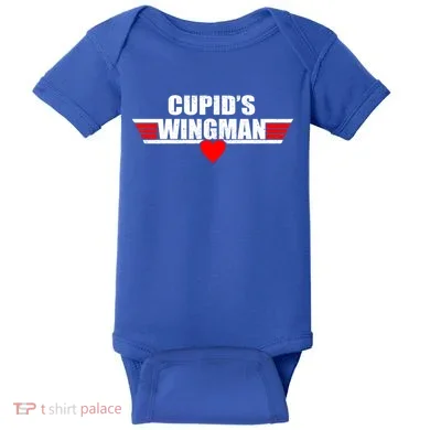 Cupid's Wingman Valentine's Day Baby Bodysuit