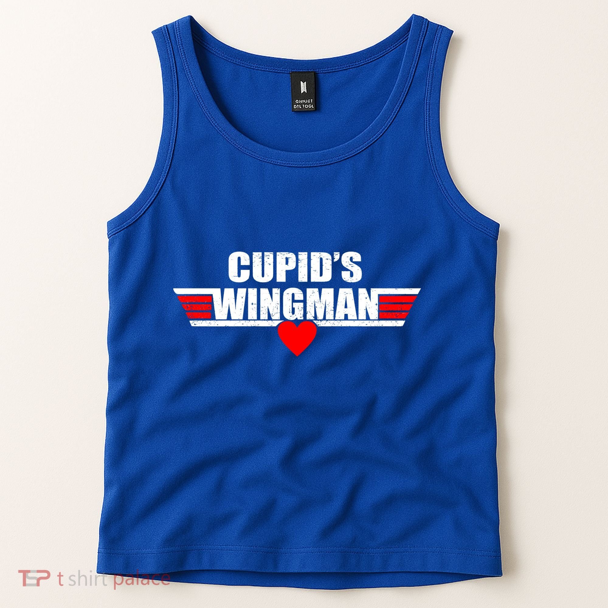 Cupid's Wingman Valentine's Day Tank Top