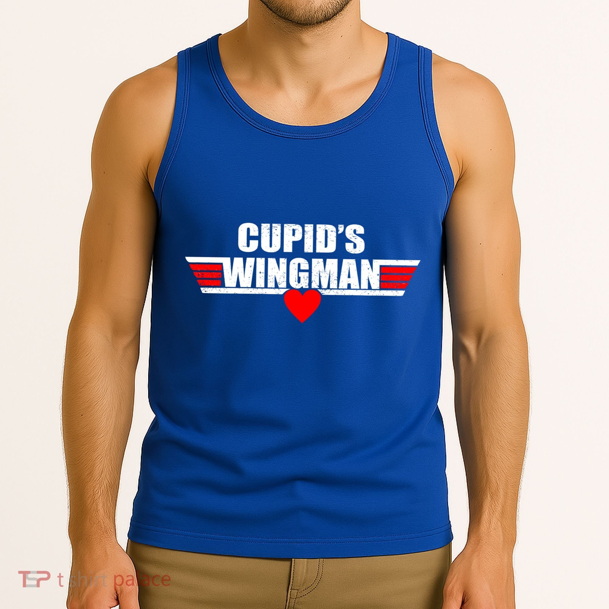 Cupid's Wingman Valentine's Day Tank Top