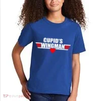 Cupid's Wingman Valentine's Day Kids T-Shirt thumb 2