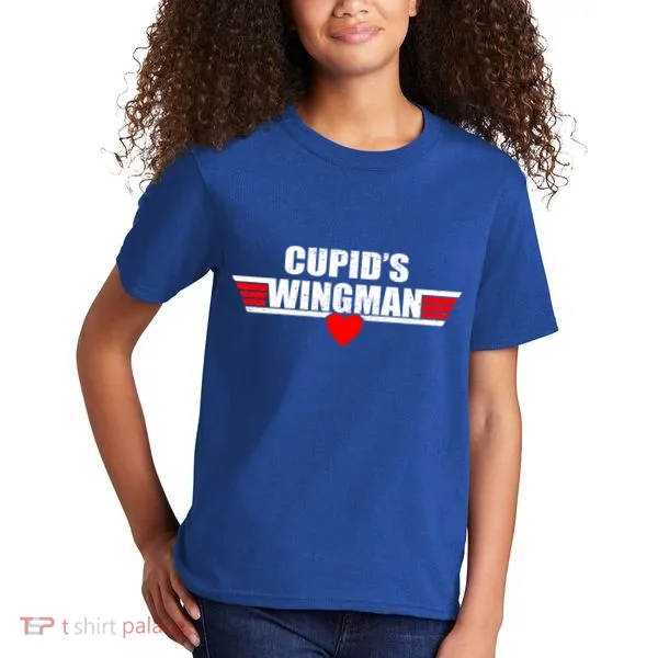 Cupid's Wingman Valentine's Day Kids T-Shirt