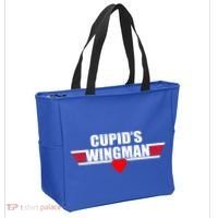 Cupid's Wingman Valentine's Day Tote Bag thumb 2