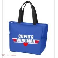 Cupid's Wingman Valentine's Day Tote Bag thumb 3