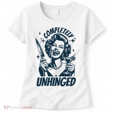 Completely Unhinged Retro Graphic Vintage 90s Women's T-Shirt