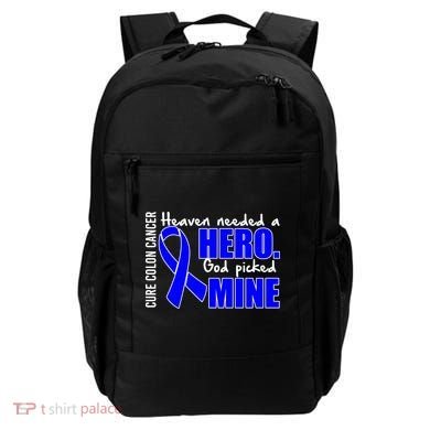 Cure Colon Cancer Heaven Needed A Hero Backpack