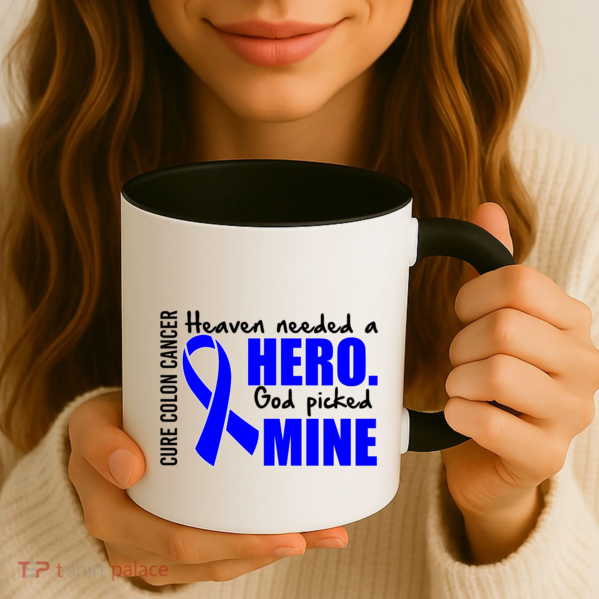 Cure Colon Cancer Heaven Needed A Hero Coffee Mug