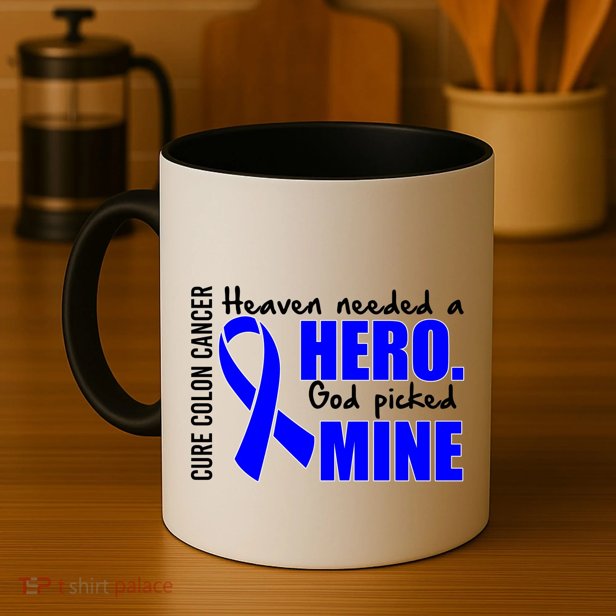 Cure Colon Cancer Heaven Needed A Hero Coffee Mug