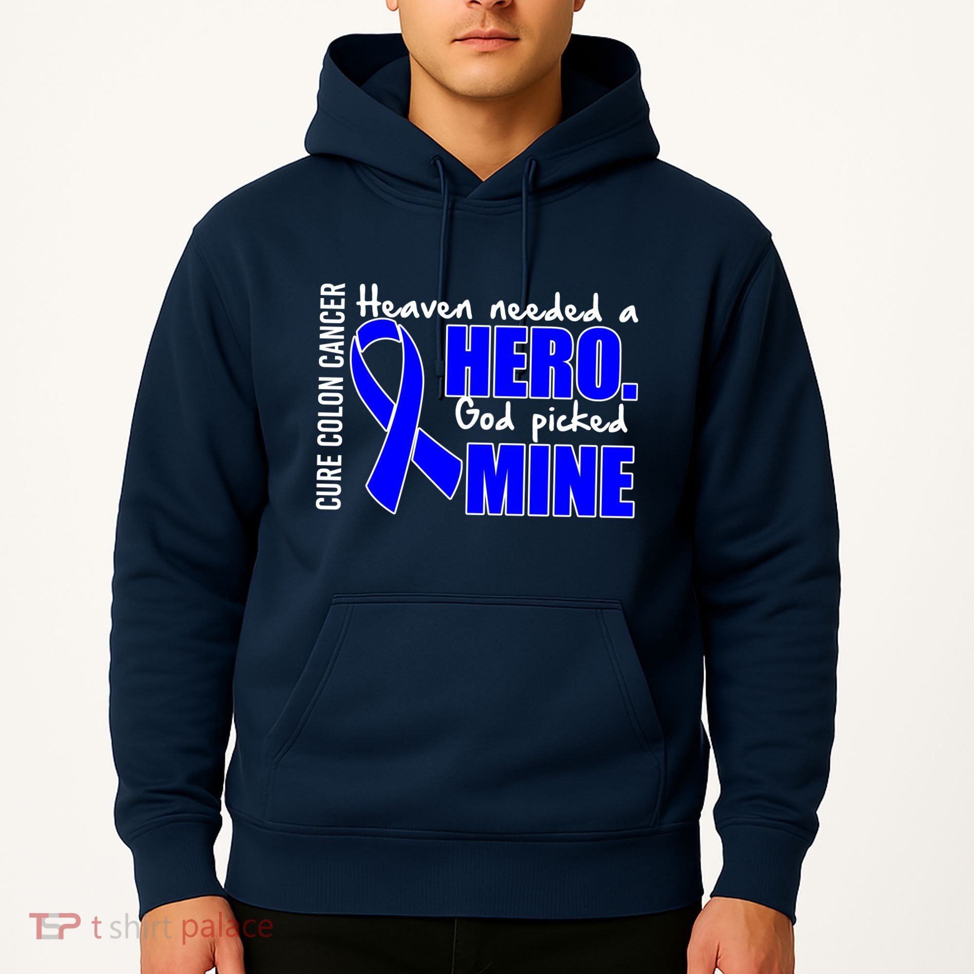 Cure Colon Cancer Heaven Needed A Hero Hoodie