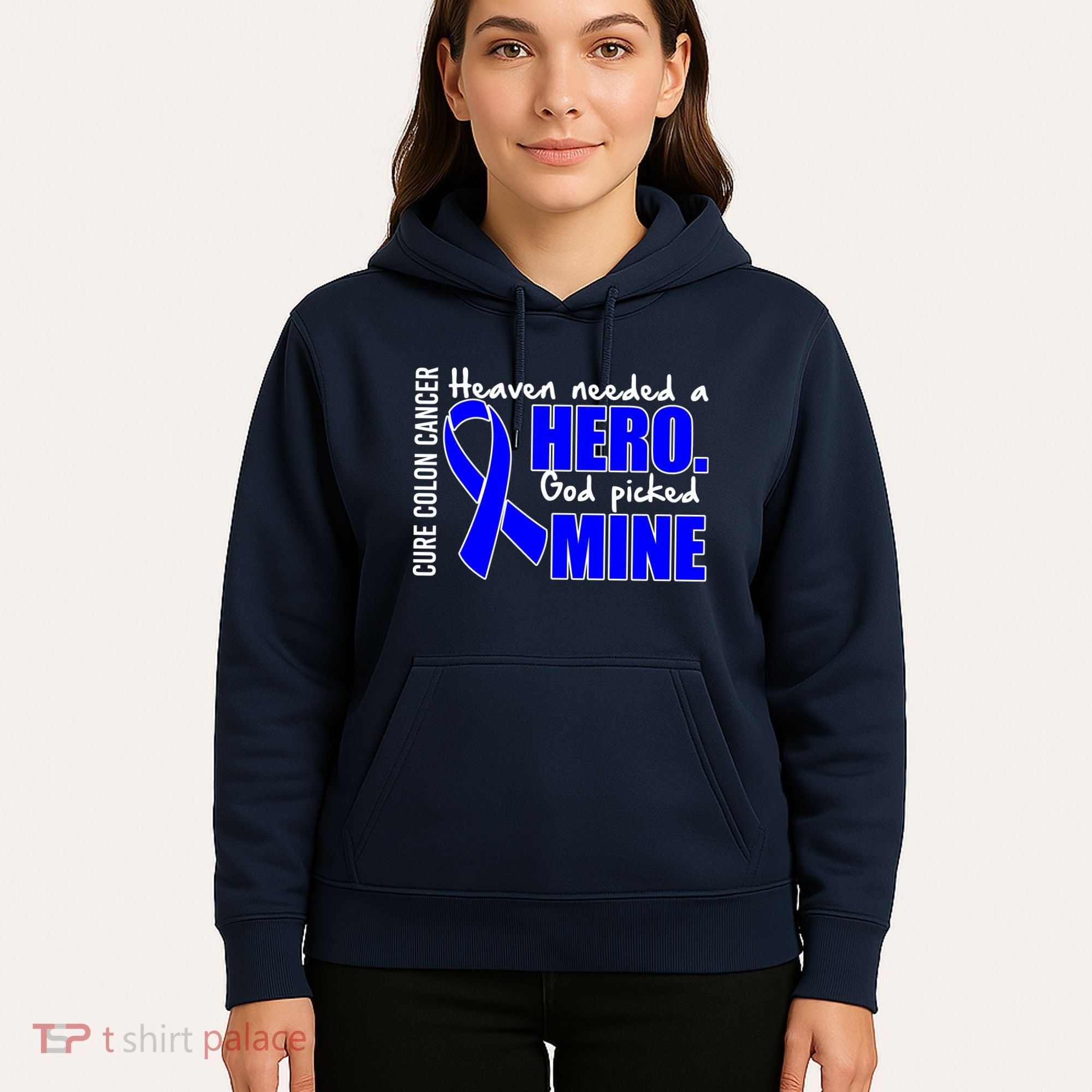 Cure Colon Cancer Heaven Needed A Hero Hoodie