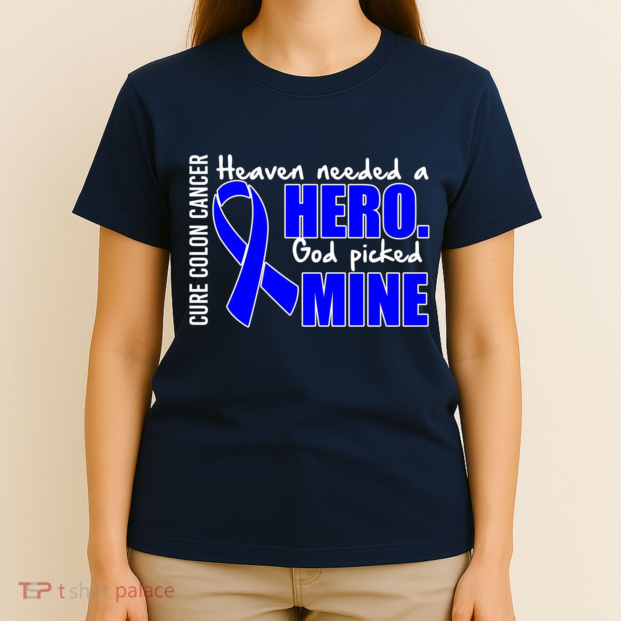 Cure Colon Cancer Heaven Needed A Hero T-Shirt