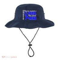 Cure Colon Cancer Heaven Needed A Hero Bucket Hat thumb 0