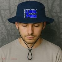Cure Colon Cancer Heaven Needed A Hero Bucket Hat thumb 2
