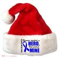Cure Colon Cancer Heaven Needed A Hero Santa Hat thumb 0