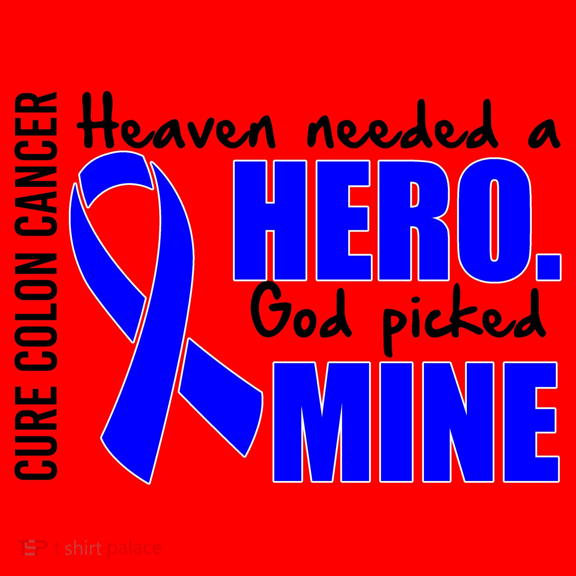 Cure Colon Cancer Heaven Needed A Hero Santa Hat