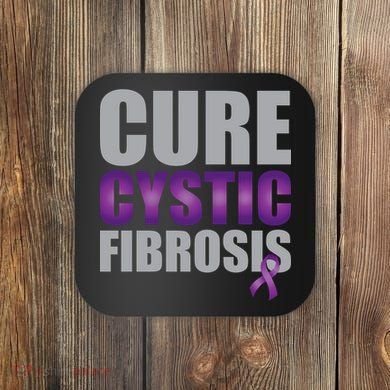 Cure Cystic Fibrosis Coaster