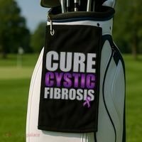 Cure Cystic Fibrosis Golf Towel thumb 2