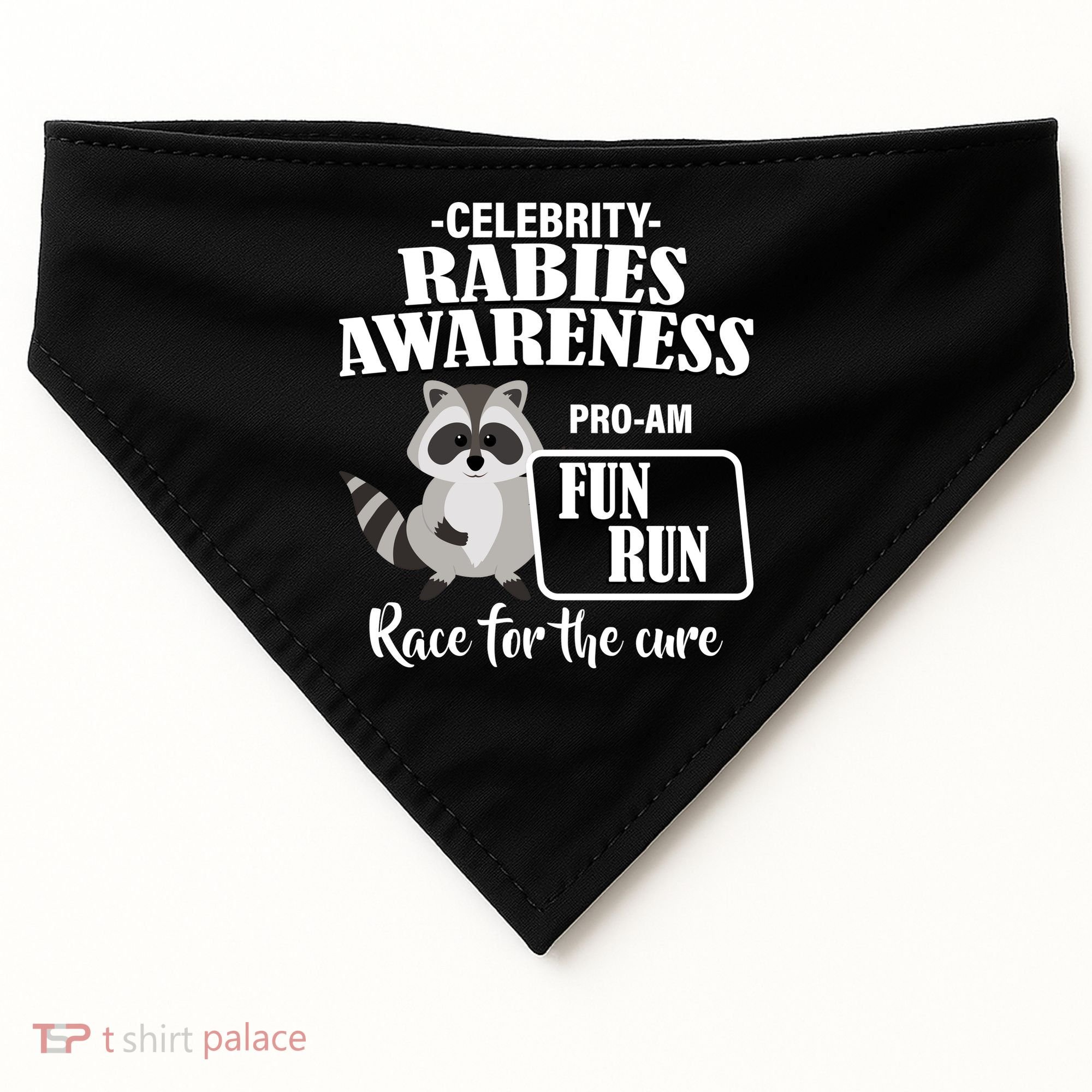 Cure For Rabies Fun Run USA-Made Doggie Bandana