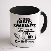 Cure For Rabies Fun Run Coffee Mug thumb 1