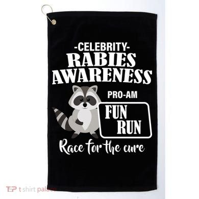 Cure For Rabies Fun Run Golf Towel