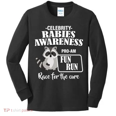 Cure For Rabies Fun Run Kids Long Sleeve Shirt
