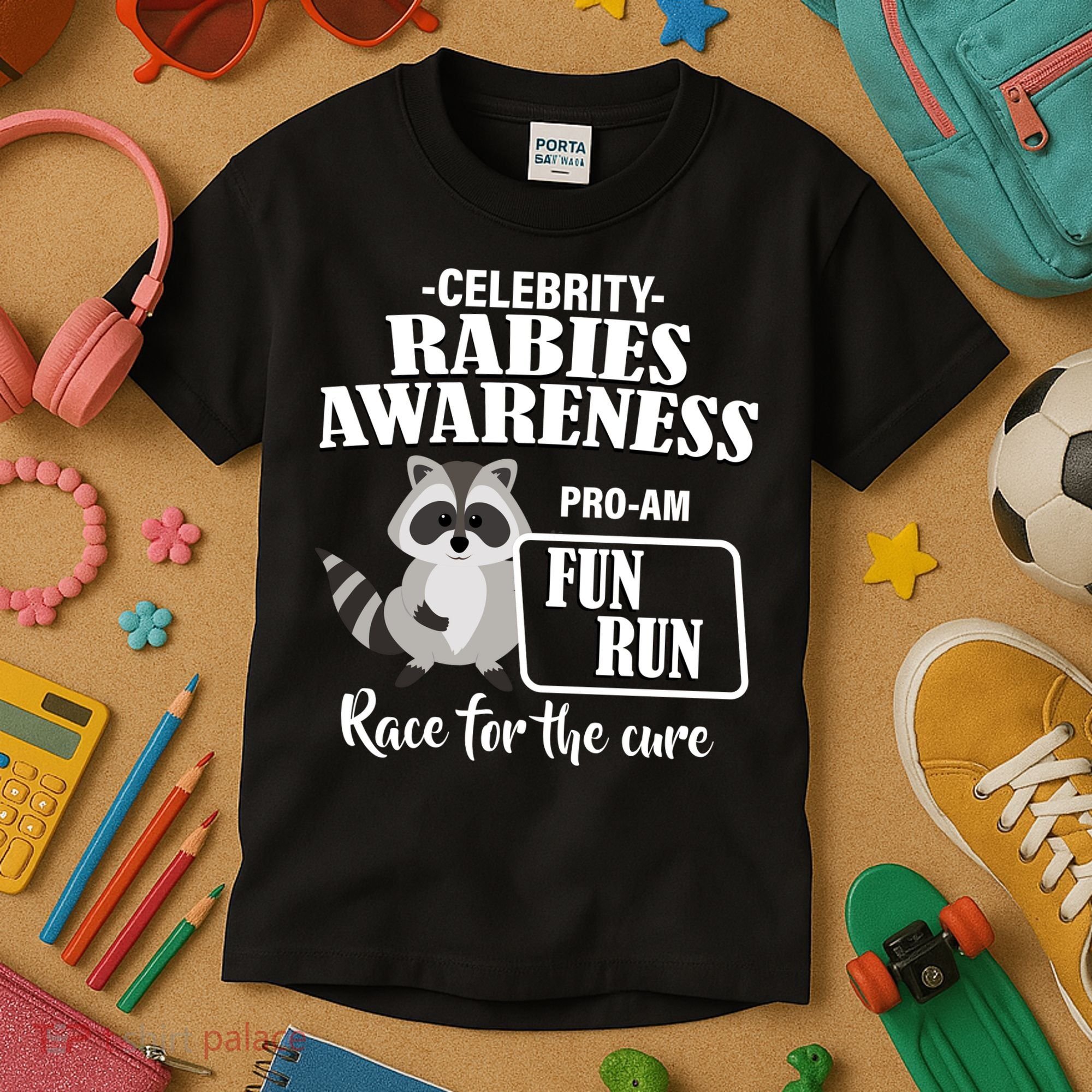 Cure For Rabies Fun Run Kids T-Shirt