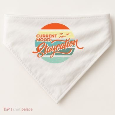 Current Mood Staycation  USA-Made Doggie Bandana