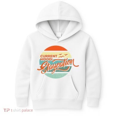 Current Mood Staycation  Kids Hoodie