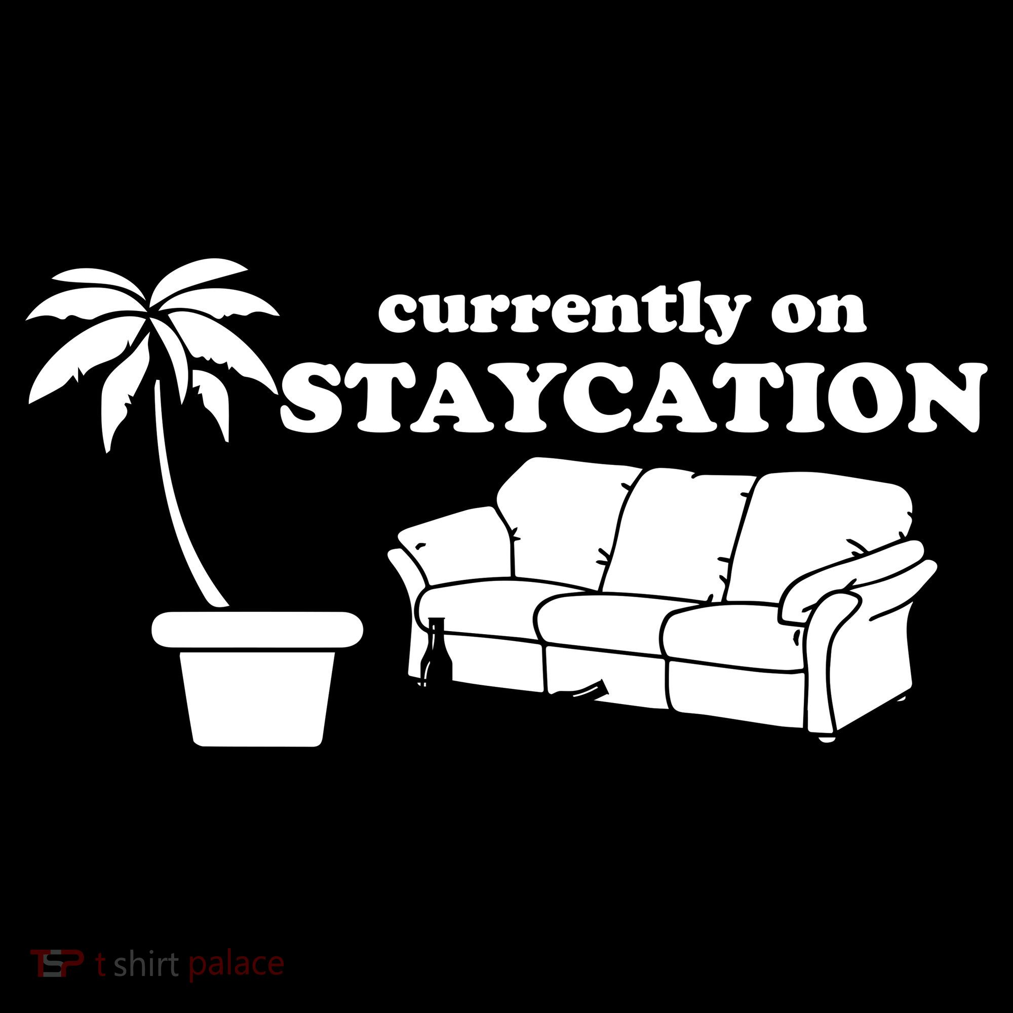 Currently On Staycation Funny Vacation Women's Hoodie