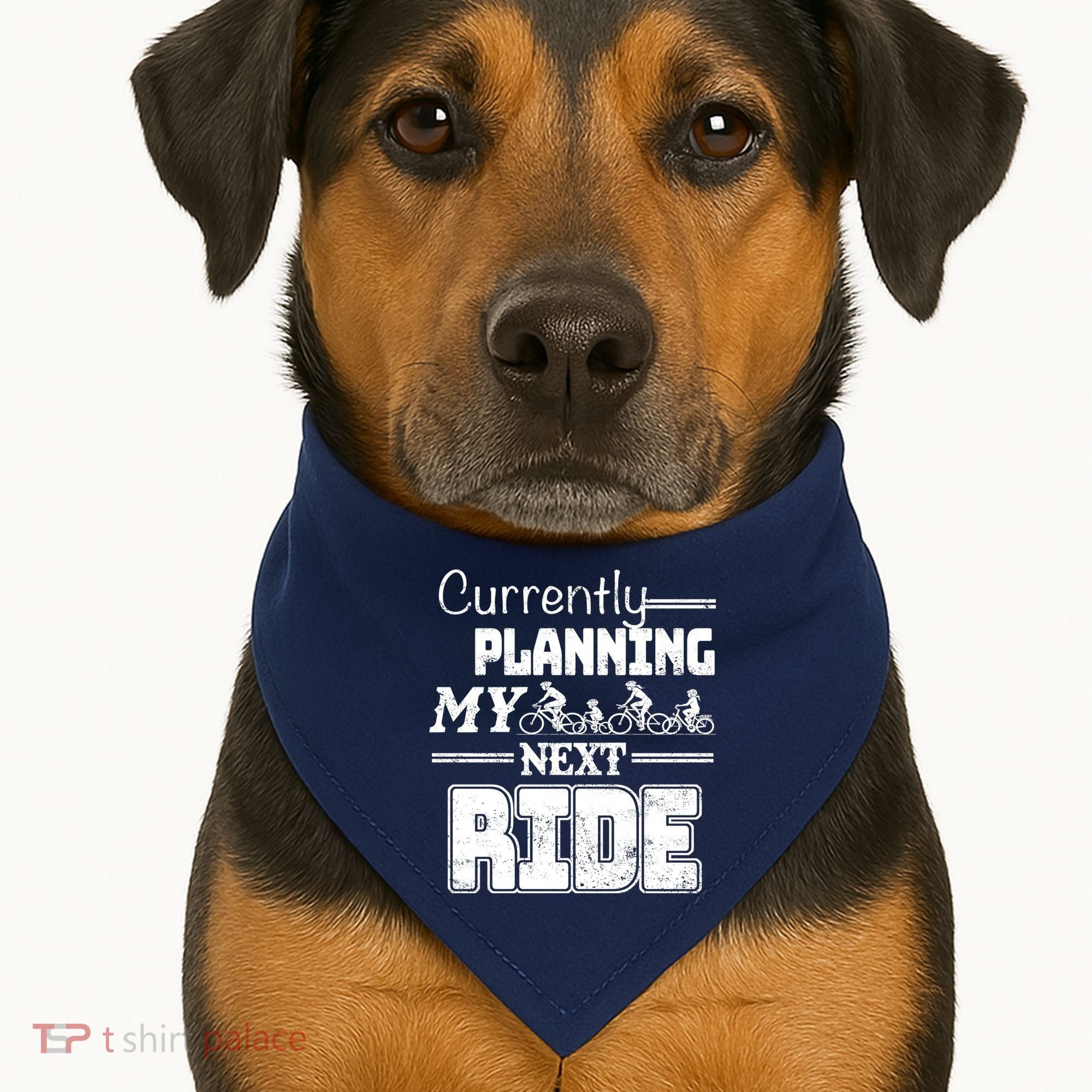 Currently Planning My Next Ride USA-Made Doggie Bandana